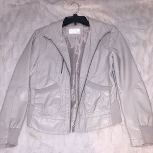 Xhilaration Leather Type Material Jacket